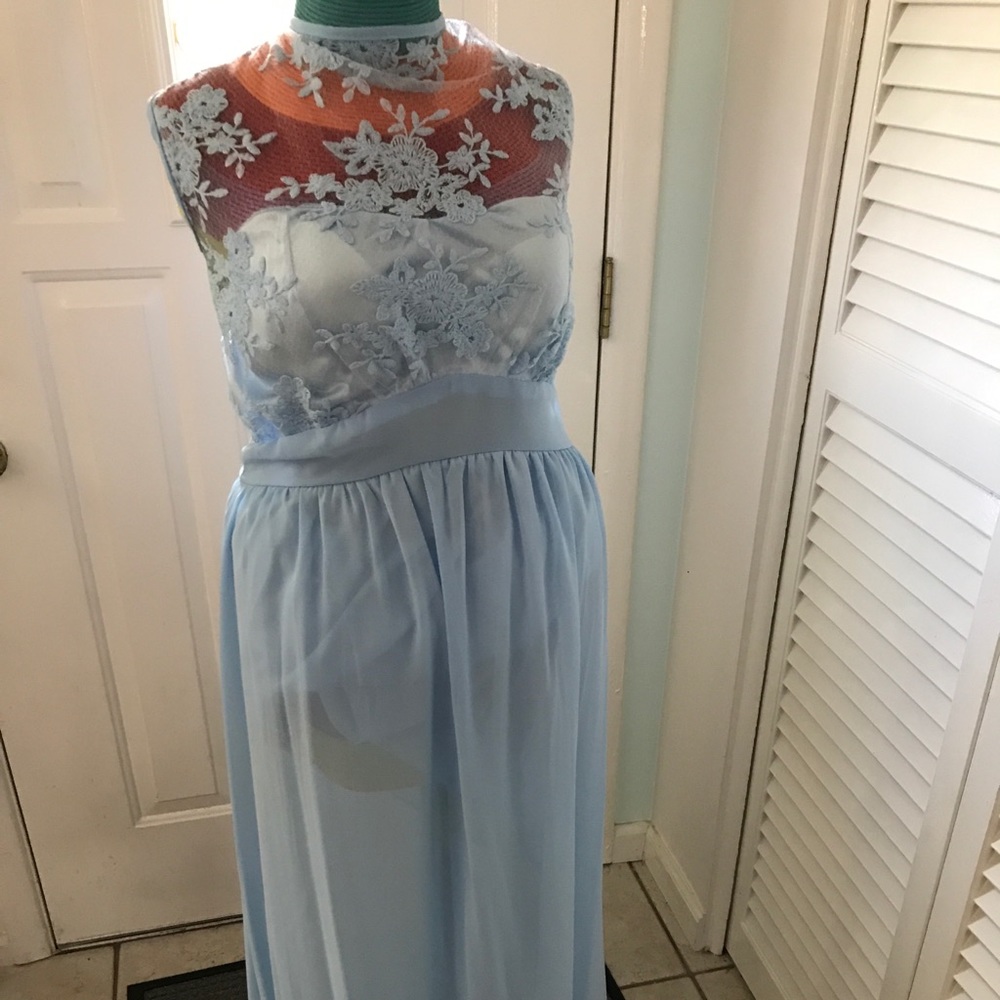 Blue dress never worn